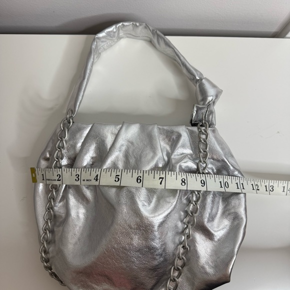 Viva La Vegan Clutch | Free People Free People Viva La Faux Clutch Bag in Silver $78
